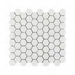 Malla Hexagon White 30cm x 30cm Peel & Stick Mosaic Tile