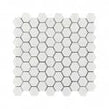 Malla Hexagon White 30cm x 30cm Peel & Stick Mosaic Tile