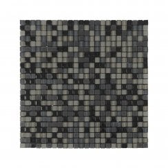 Malla Mini Black 30cm x 30cm Peel & Stick Mosaic Tile