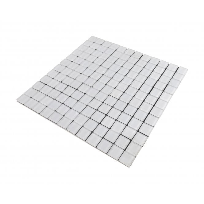 Malla White 30cm x 30cm Peel & Stick Mosaic Tile