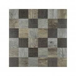 Malla Wood Mosaic 30cm x 30cm Peel & Stick Mosaic Tile