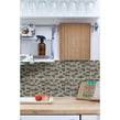 Malla Wood Brick Mosaic 30cm x 30cm Peel & Stick Mosaic Tile
