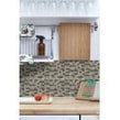 Malla Wood Brick Mosaic 30cm x 30cm Peel & Stick Mosaic Tile
