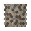 Malla Wood Hexagon Mosaic 30cm x 30cm Peel & Stick Mosaic Tile