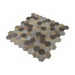Malla Wood Hexagon Mosaic 30cm x 30cm Peel & Stick Mosaic Tile