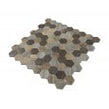 Malla Wood Hexagon Mosaic 30cm x 30cm Peel & Stick Mosaic Tile