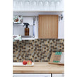 Malla Wood Hexagon Mosaic 30cm x 30cm Peel & Stick Mosaic Tile