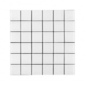 Malla XL White 30cm x 30cm Peel & Stick Mosaic Tile