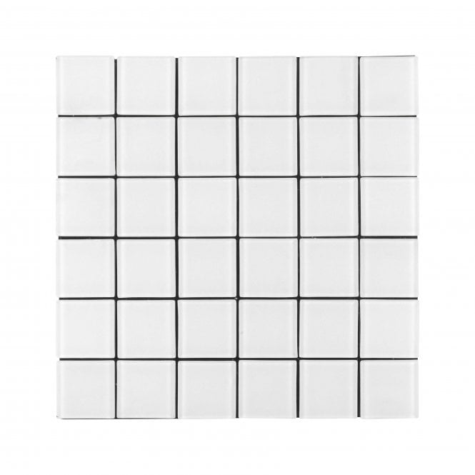 Malla XL White 30cm x 30cm Peel & Stick Mosaic Tile