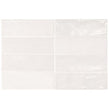 Equipe Mallorca White 6.5cm x 20cm Wall Tile