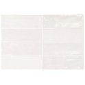Equipe Mallorca White 6.5cm x 20cm Wall Tile