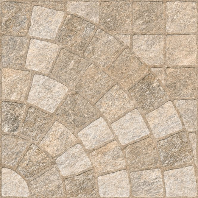 Mandorla Spiral 60cm x 60cm x 2cm Outdoor Floor Tile