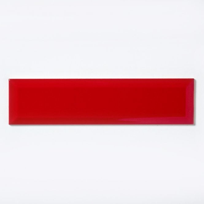 Manhattan Red 7.5cm x 30cm Wall Tile
