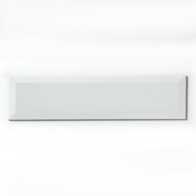 Manhattan White 7.5cm x 30cm Wall Tile