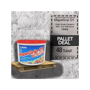 Mapei Mapegrip D1 15kg Pallet Deal - 48 Tubs