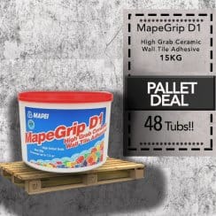 Mapei Mapegrip D1 15kg Pallet Deal - 48 Tubs