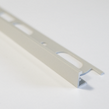 Mapei Color Aluminium Straight Edge Tile Trim 103 Moon White 2.7m 10mm