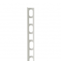 Mapei Color Aluminium Straight Edge Tile Trim 103 Moon White 2.7m 10mm