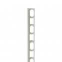 Mapei Color Aluminium Straight Edge Tile Trim 111 Silver Grey 2.7m 10mm