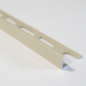 Mapei Color Aluminium Straight Edge Tile Trim 130 Jasmine 2.7m 10mm