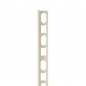 Mapei Color Aluminium Straight Edge Tile Trim 130 Jasmine 2.7m 10mm