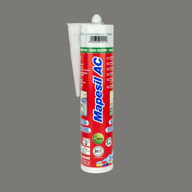 Mapei Mapesil AC Silicone Sealant 113 Cement Grey 310ml