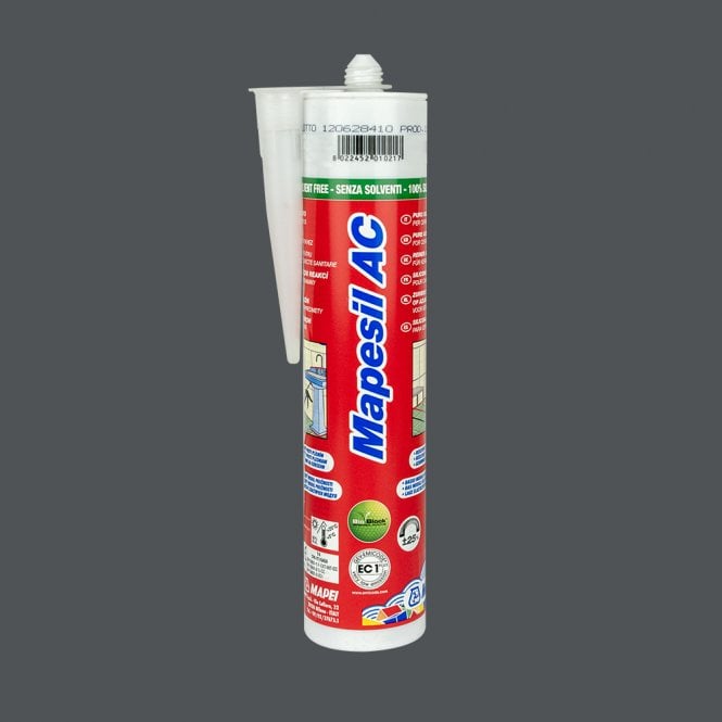 Mapei Mapesil AC Silicone Sealant 114 Anthracite 310ml