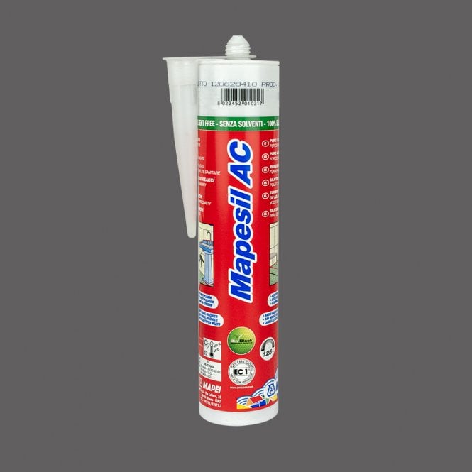Mapei Mapesil AC Silicone Sealant 119 London Grey 310ml
