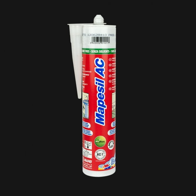 Mapei Mapesil AC Silicone Sealant 120 Black 310ml