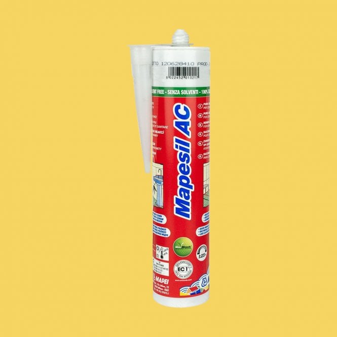 Mapei Mapesil AC Silicone Sealant 150 Yellow 310ml