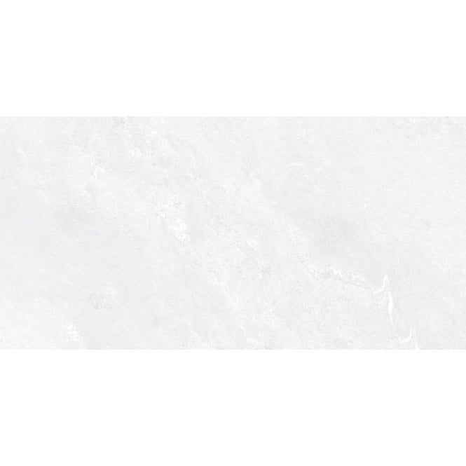 Marmostone White Rectified Matt Stone Effect Porcelain Wall & Floor Tile 60cm x 120cm