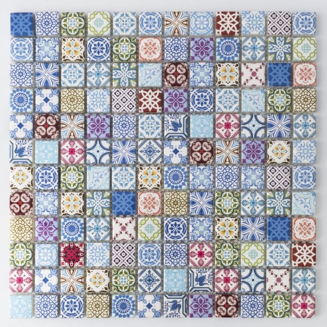 Marroc Marrakesh Mosaic (2.3cm x 2.3cm) 30cm x 30cm