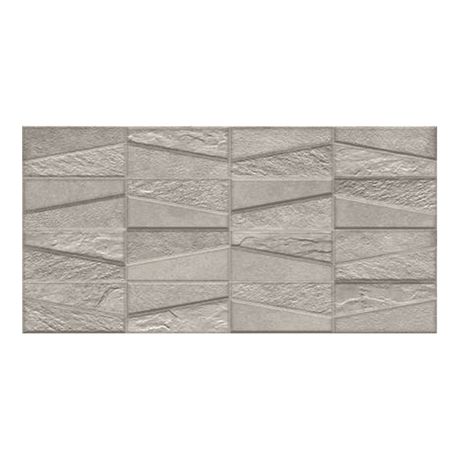 Ibero Tiles Materika Decor Grey 31.6cm x 63.5cm Wall Tile