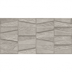 Ibero Tiles Materika Decor Grey 31.6cm x 63.5cm Wall Tile