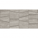 Ibero Tiles Materika Decor Grey 31.6cm x 63.5cm Wall Tile