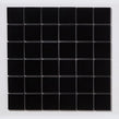 Matt Black Large Square 30cm x 30cm (4.8cm x 4.8cm) Mosaic Tile
