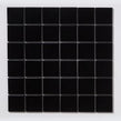 Matt Black Large Square 30cm x 30cm (4.8cm x 4.8cm) Mosaic Tile