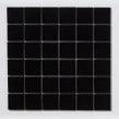 Matt Black Large Square 30cm x 30cm (4.8cm x 4.8cm) Mosaic Tile