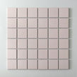 Matt Soft Pink Square (4.8cm x 4.8cm) 30cm x 30cm Mosaic Tile