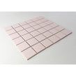 Matt Soft Pink Square (4.8cm x 4.8cm) 30cm x 30cm Mosaic Tile