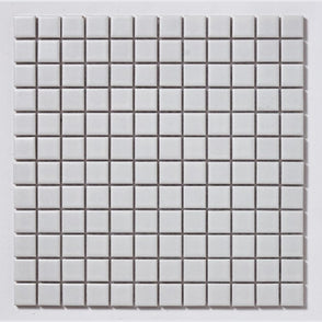 Matt White Small Square 30cm x 30cm (2.3cm x 2.3cm) Toto Mosaic Tile