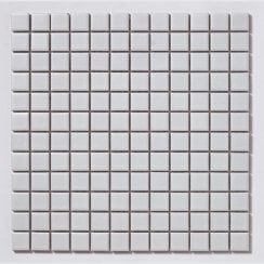 Matt White Small Square 30cm x 30cm (2.3cm x 2.3cm) Toto Mosaic Tile