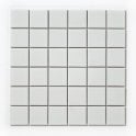 Matt White Square 30.6cm x 30.6cm (4.8cm x 4.8cm) Mosaic Tile