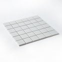 Matt White Square 30.6cm x 30.6cm (4.8cm x 4.8cm) Mosaic Tile