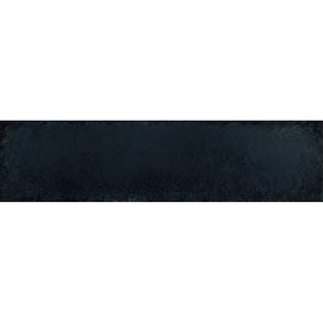 Italian Design Metal Brick Black Lux 6cm x 24cm Wall Tile