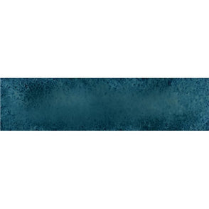 Italian Design Metal Brick Blue Lux 6cm x 24cm Wall Tile