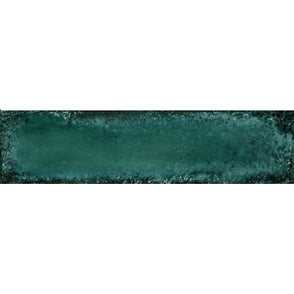 Italian Design Metal Brick Green Lux 6cm x 24cm Wall Tile