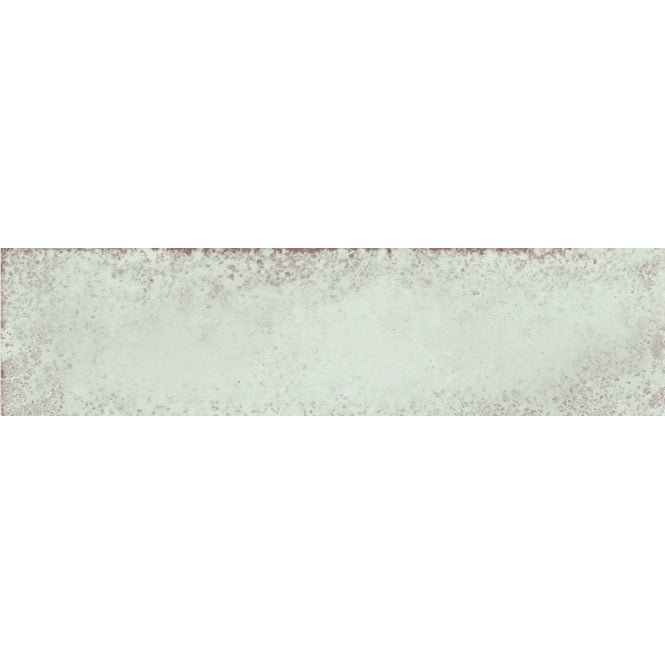 Italian Design Metal Brick White Lux 6cm x 24cm Wall Tile