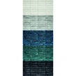 Italian Design Metal Brick White Lux 6cm x 24cm Wall Tile