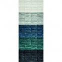 Italian Design Metal Brick White Lux 6cm x 24cm Wall Tile